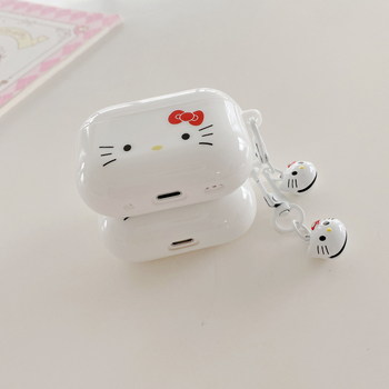 Carcasă pentru AirPods pentru Apple AirPods 1/2/3 și AirPods Pro 2 – TPU, textură Frosted, universală, turnare prin injecție, design Kitty