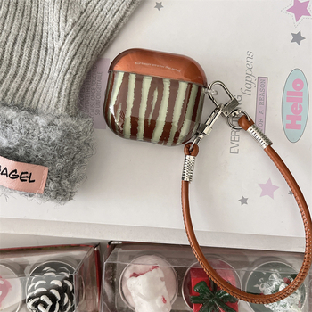 AirPods калъф за защита от силикон – мек корпус, карикатурен стил, гравиране, съвместим с Apple