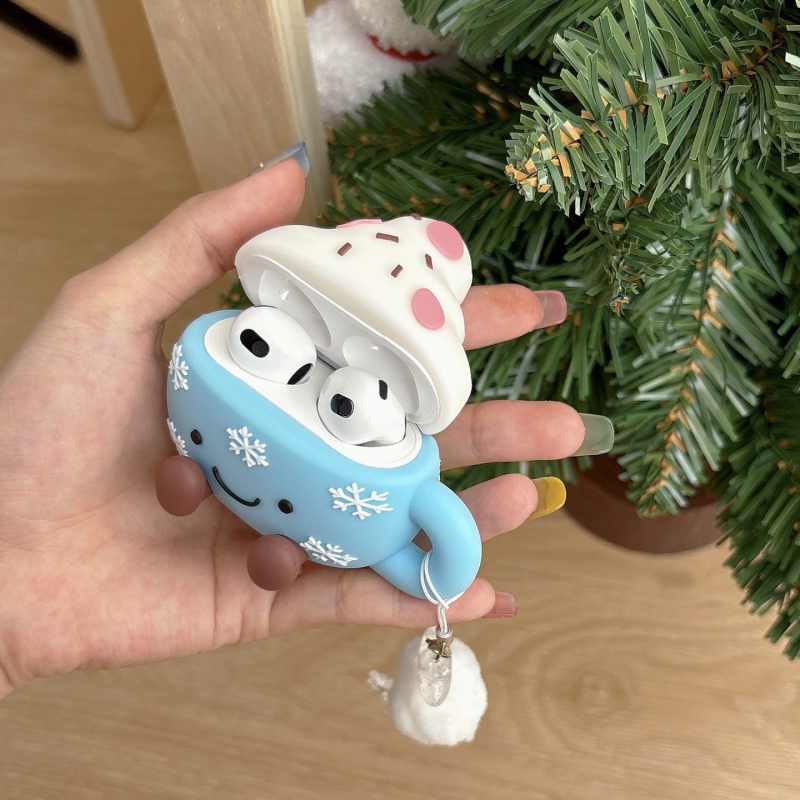 Θήκη TPU για AirPods Pro 3 και AirPods 2/3, ανάγλυφος σχεδιασμός, καρτούν στυλ