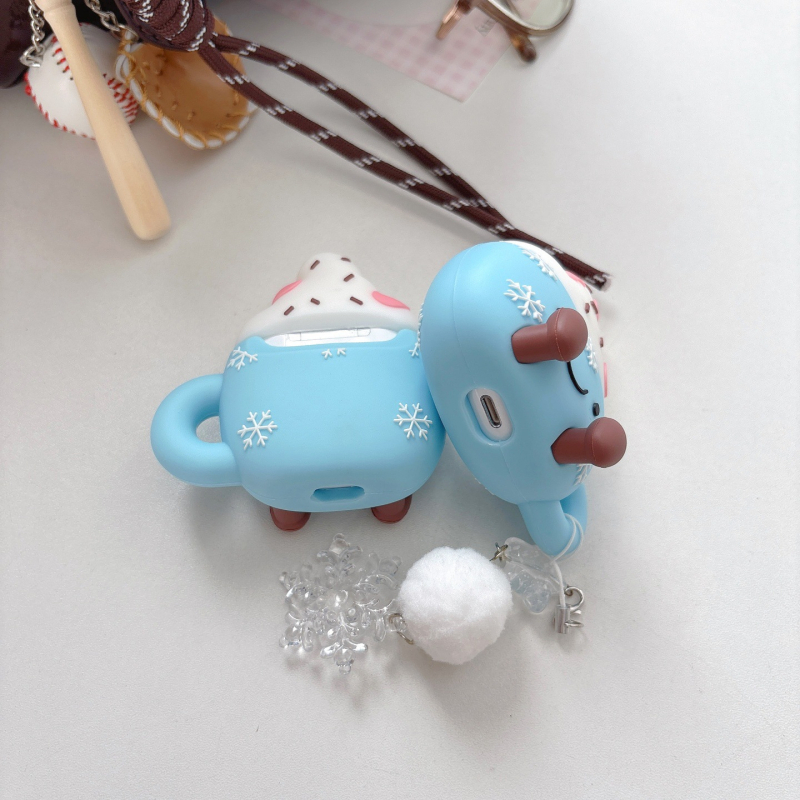 Θήκη TPU για AirPods Pro 3 και AirPods 2/3, ανάγλυφος σχεδιασμός, καρτούν στυλ