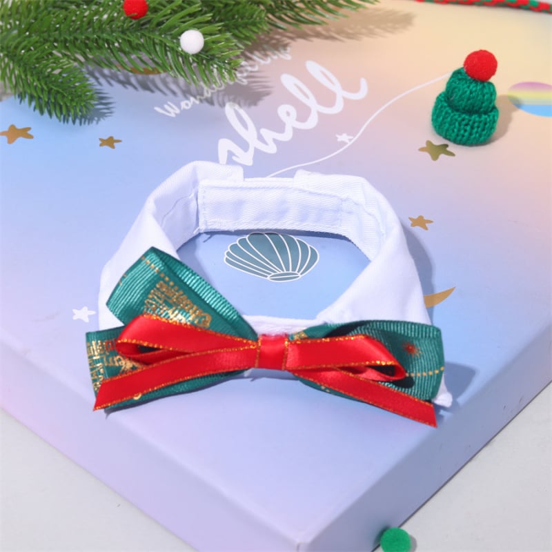 Colier cu funda pentru animale de companie, model solid, material bumbac-poliester, utilizare universală, stil Japonez/Coreean