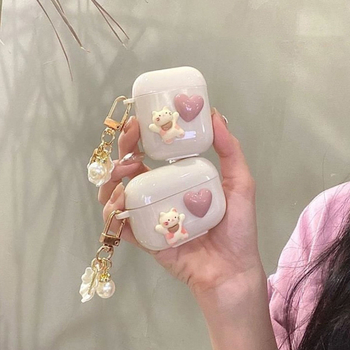 AirPods Pro TPU защитен калъф, полупрозрачен, изработен чрез инжекционно формоване, съвместим с AirPods Pro 1-ва/2-ра генерация