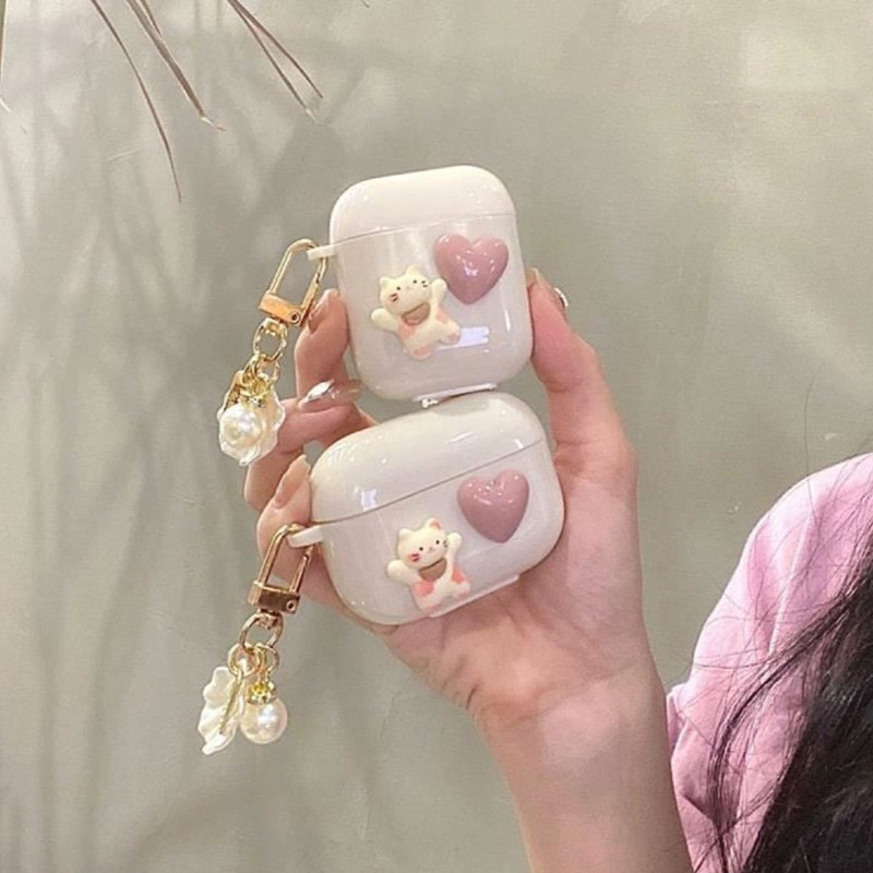 AirPods Pro TPU защитен калъф, полупрозрачен, изработен чрез инжекционно формоване, съвместим с AirPods Pro 1-ва/2-ра генерация