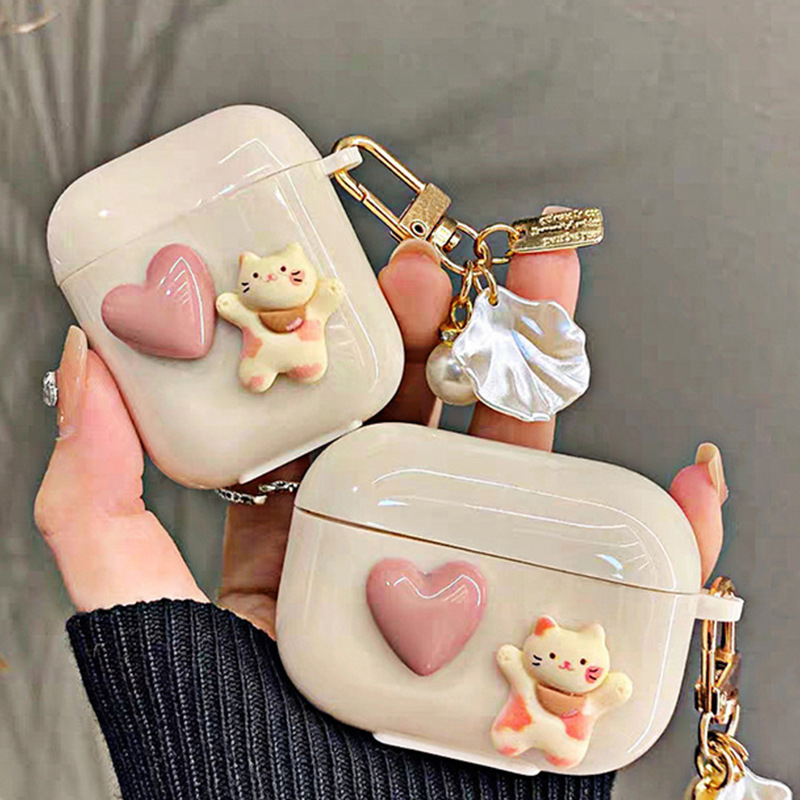 AirPods Pro TPU защитен калъф, полупрозрачен, изработен чрез инжекционно формоване, съвместим с AirPods Pro 1-ва/2-ра генерация