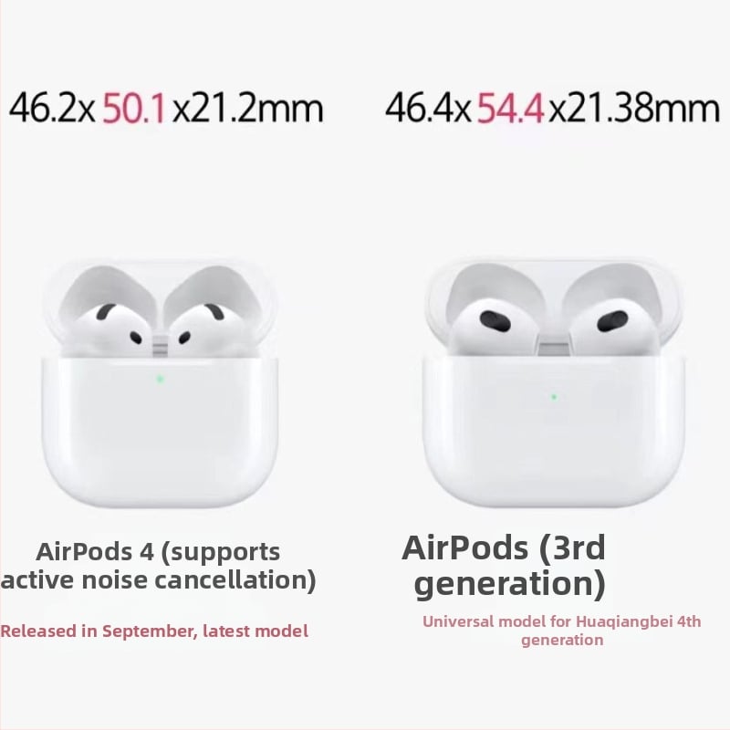 Ochranný kryt AirPods 4 pre bezdrôtové slúchadlá Apple, materiál PC, gravírovaný dizajn, štýl IP