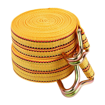 Teherrögzítő heveder dupla kampóval — polipropilén, 5T teherbírás, kézi zárómechanizmus, testreszabható modell