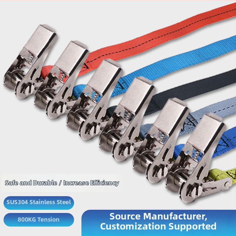 Jier nerūsējošā tērauda ratchet spriegošanas mehānisms kravu un bagāžai, 304 nerūsējošais tērauds, maksimālais slodze 0.8