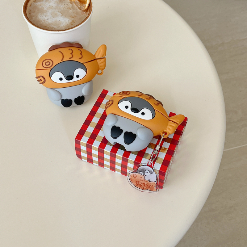 AirPods Pro 2 кейс – висулка, вдъхновен от тайяки, TPU, релефен, универсална съвместимост с Apple