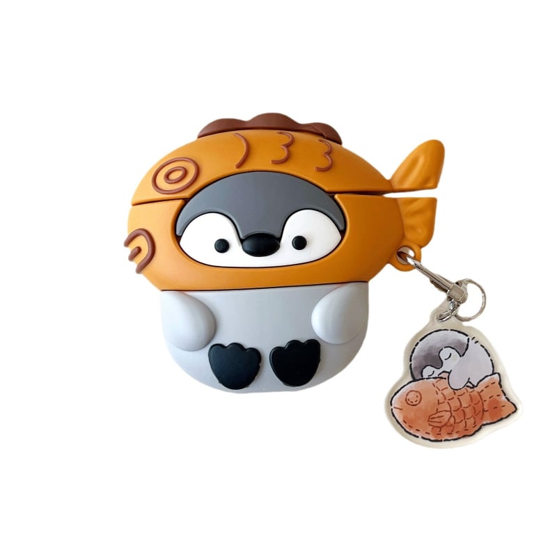 AirPods Pro 2 кейс – висулка, вдъхновен от тайяки, TPU, релефен, универсална съвместимост с Apple