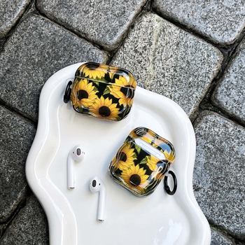 Θήκη AirPods με IMD και μοτίβο χρυσάνθεμο – σιλικόνη, καρτούν, για Apple AirPods 2/3, 4η γενιά και Pro 2