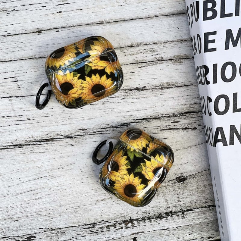 Θήκη AirPods με IMD και μοτίβο χρυσάνθεμο – σιλικόνη, καρτούν, για Apple AirPods 2/3, 4η γενιά και Pro 2