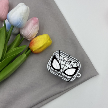Carcasă TPU Spider-Man pentru Apple AirPods Pro 2 și AirPods Generațiile 1–3, Portabilă, Semi-Transparentă, Turnare prin injecție
