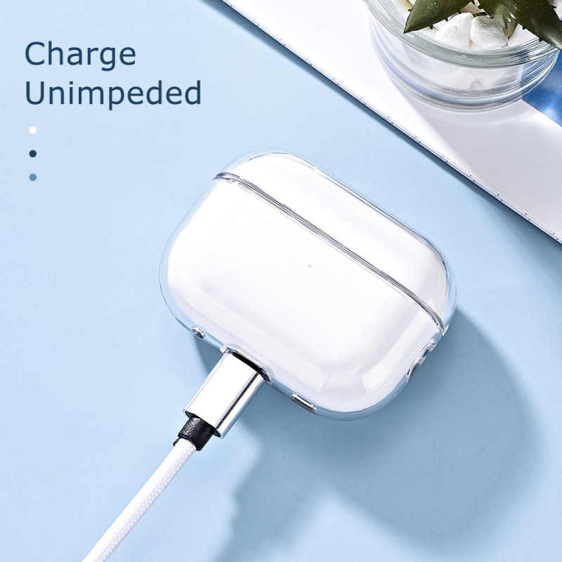 Carcasă AirPods Pro de FG, din PC + pluș, stil universal complet, confecție din țesătură, compatibil Apple