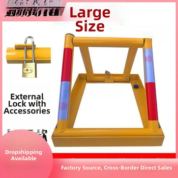 Stiprināta tērauda stāvvietas atslēga, bez urbuma, triādzīgs pret sadursmes aizslēga ar šifrētu cilindru, piemērots vispārīgām garāžām