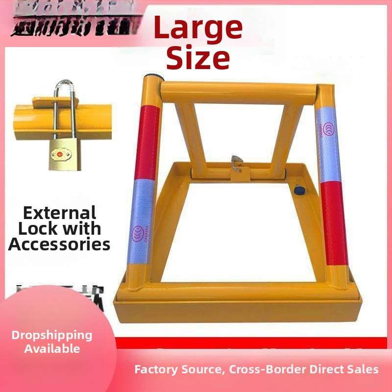 Stiprināta tērauda stāvvietas atslēga, bez urbuma, triādzīgs pret sadursmes aizslēga ar šifrētu cilindru, piemērots vispārīgām garāžām