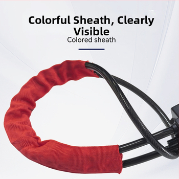 Stūres bloķētājs - Keyma, tērauda kabelis, B klases cilindrs, universāla saderība ar automobiļiem