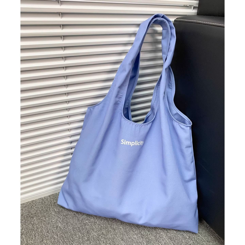 Geantă Tote din pânză cu design floral artistic, formă verticală pătrată, deschidere deschisă, stil proaspăt și dulce, două curele de umăr