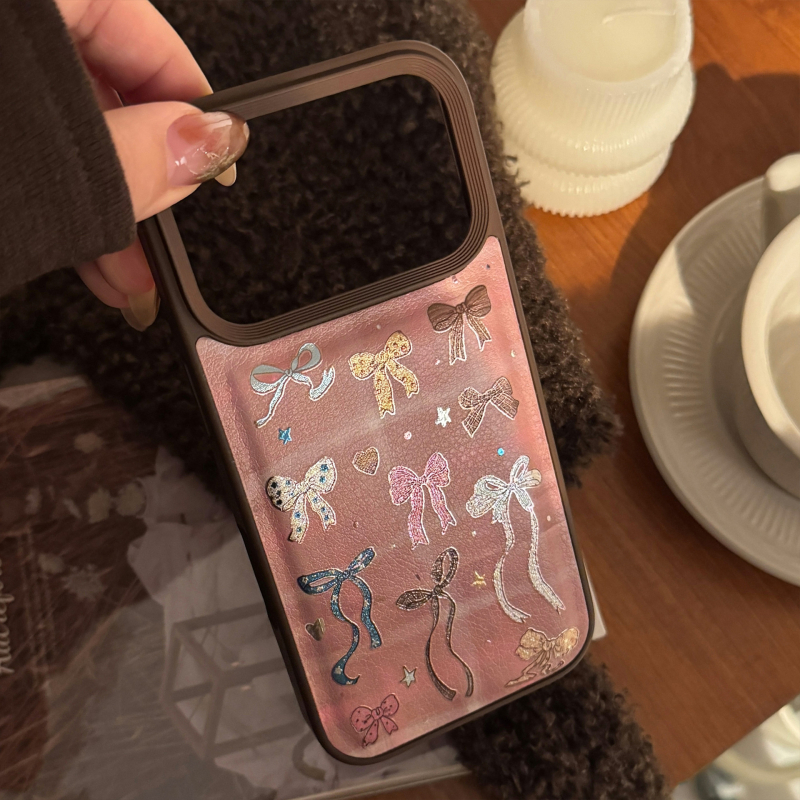 Θήκη κινητού με γυάλινο πίσω μέρος, χειροποίητη, γεωμετρική υφή, συμβατή με Apple