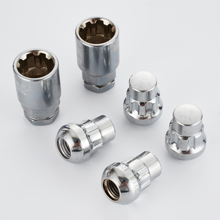 Auto riepu drošības atslēga pret zādzību, tērauda korpuss, modelis SFFDN-121250225, īpaša galvas forma, apstrādes pielāgošana (modelis: SFFDN-121250225; materiāls: tērauds; galvas forma: īpaša)