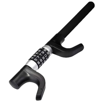 Zámok na riadenie volantu, U-tvar, kovové telo, meďový valec, model B-556, univerzálne použitie