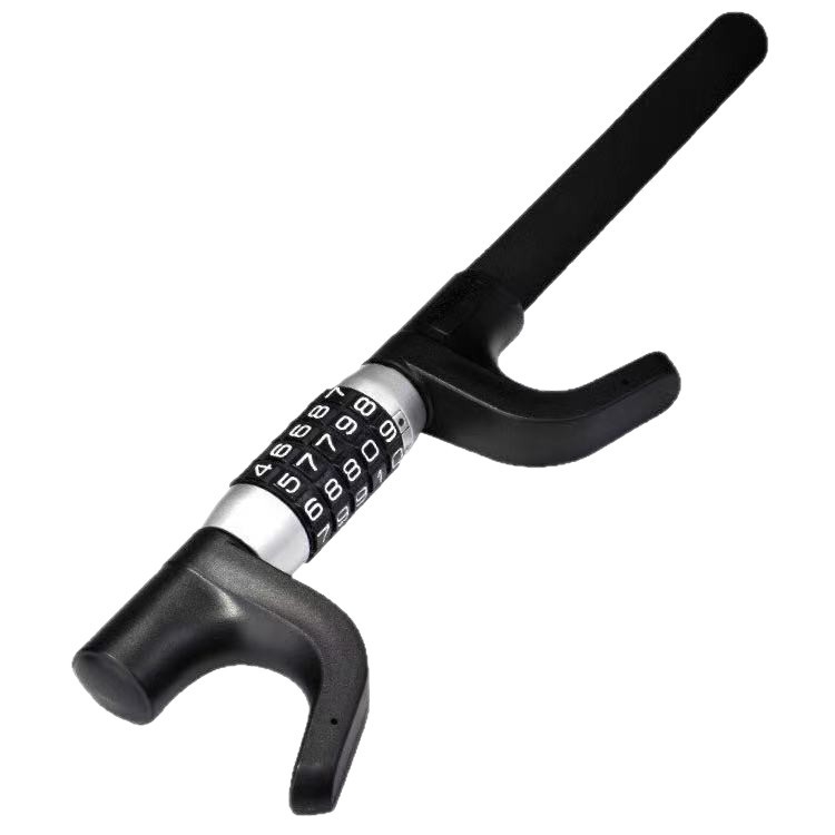 Zámok na riadenie volantu, U-tvar, kovové telo, meďový valec, model B-556, univerzálne použitie