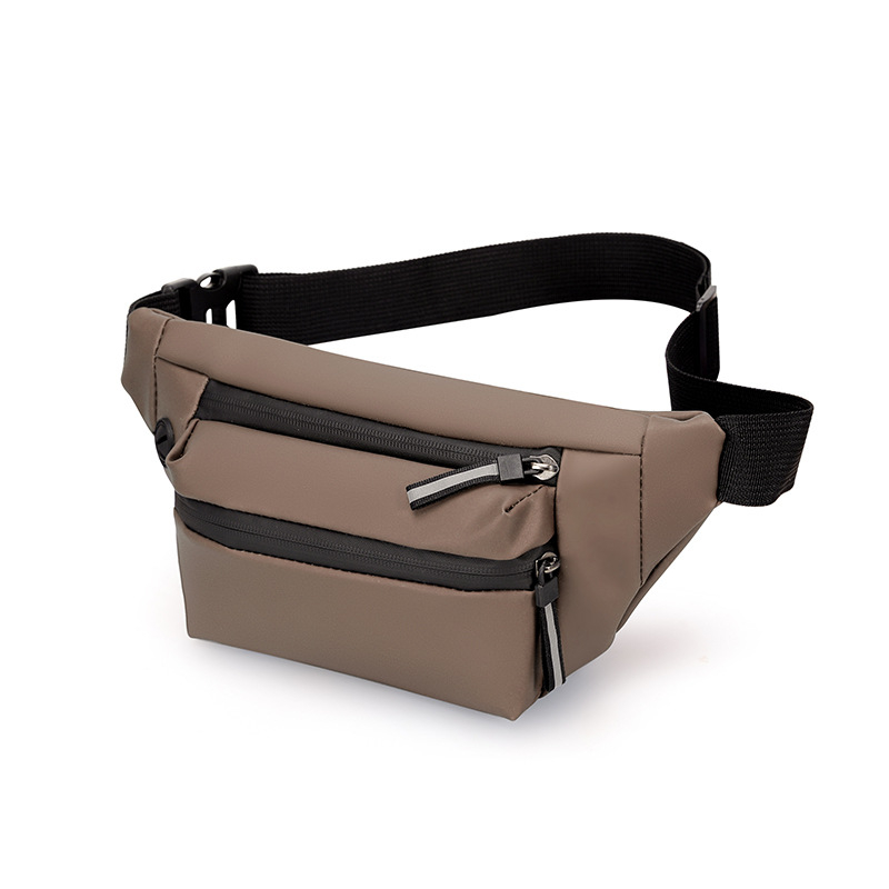 Geantă de piept pentru bărbați – Material: Skin Membrane; Impermeabilă; Rezistentă la abraziune; Anti-furt; Captușală poliester