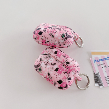 Carcasă de protecție pentru AirPods – silicon cu model floral, personalizabilă și universală (Silicon | Personalizabil, Universal | Transfer termic | Compatibilă cu Apple)