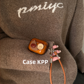 Premium smeđa zaštitna futrola za AirPods 2/3/4 i AirPods Pro