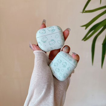 TPU zaštitna futrola za AirPods 1/2/3/4 i AirPods Pro 2, prozirna s mat završnom obradom, univerzalni stil, sprej završna obrada