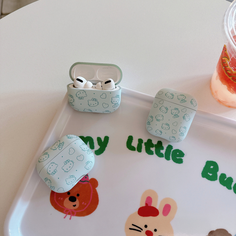 TPU zaštitna futrola za AirPods 1/2/3/4 i AirPods Pro 2, prozirna s mat završnom obradom, univerzalni stil, sprej završna obrada