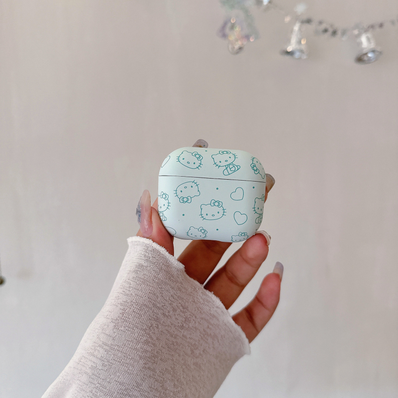 TPU zaštitna futrola za AirPods 1/2/3/4 i AirPods Pro 2, prozirna s mat završnom obradom, univerzalni stil, sprej završna obrada