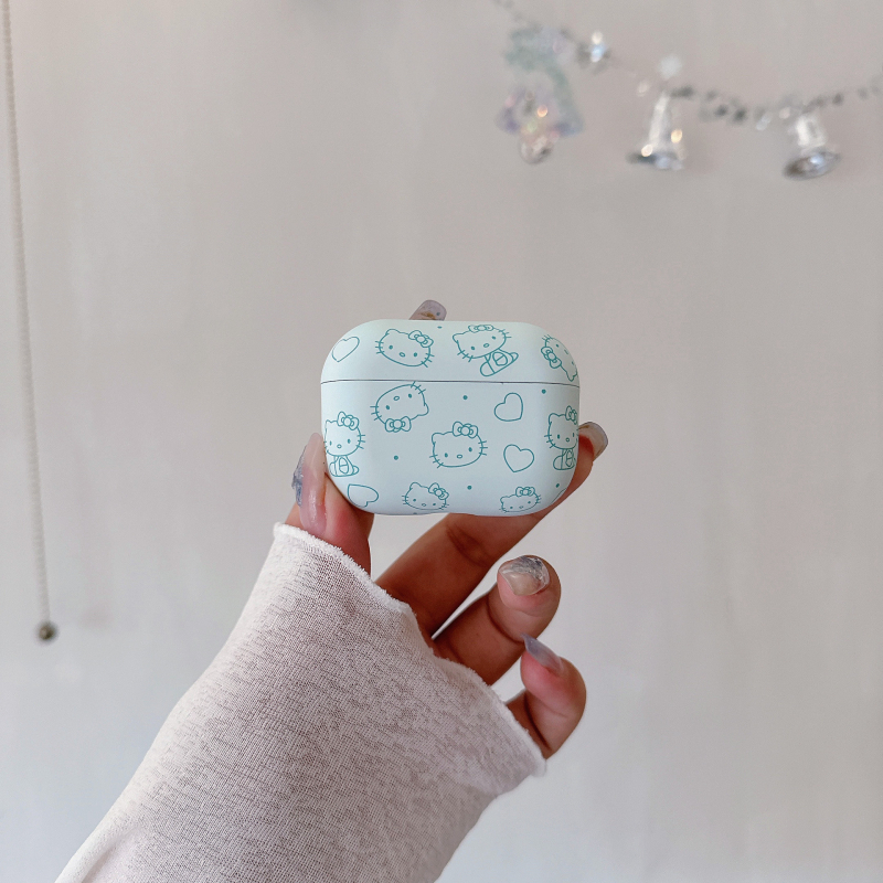 TPU zaštitna futrola za AirPods 1/2/3/4 i AirPods Pro 2, prozirna s mat završnom obradom, univerzalni stil, sprej završna obrada