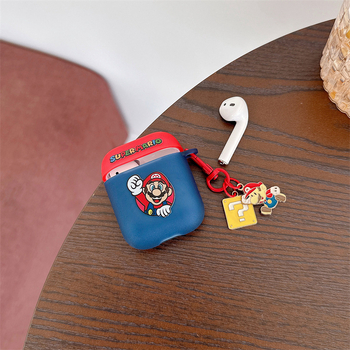 TPU mekano kućište s Mario likom za Apple AirPods 4. generacije, 2. i 3. generacije te AirPods Pro 2