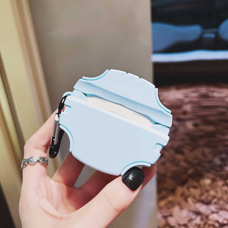 Silikónový karikatúrny ochranný obal pre Apple AirPods Pro, vstrekovanie, prenosný