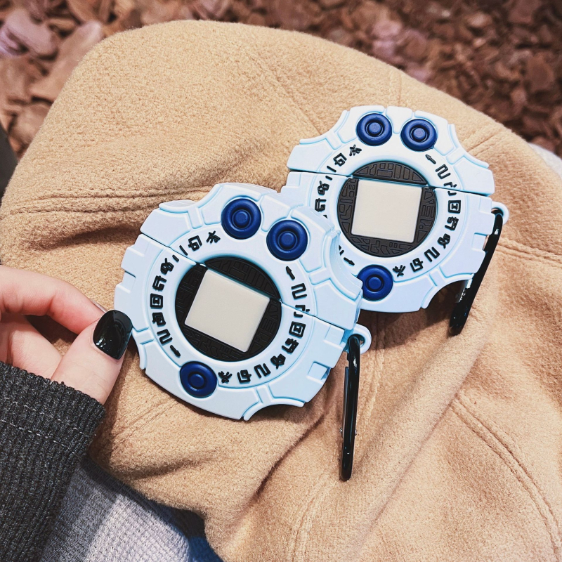 Silikónový karikatúrny ochranný obal pre Apple AirPods Pro, vstrekovanie, prenosný