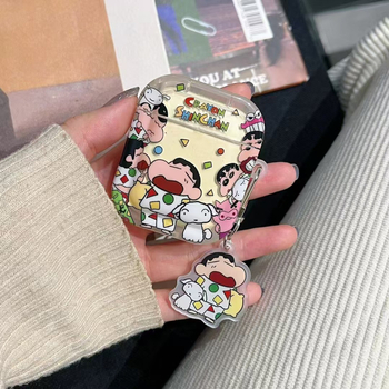 Ochranný kryt pre Apple AirPods Pro 2. generáciu a AirPods 4. generáciu – dizajn s kresleným motívom ceruzkou, TPU materiál, otlačok, prispôsobiteľný