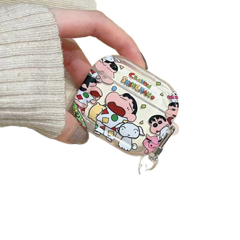 Ochranný kryt pre Apple AirPods Pro 2. generáciu a AirPods 4. generáciu – dizajn s kresleným motívom ceruzkou, TPU materiál, otlačok, prispôsobiteľný