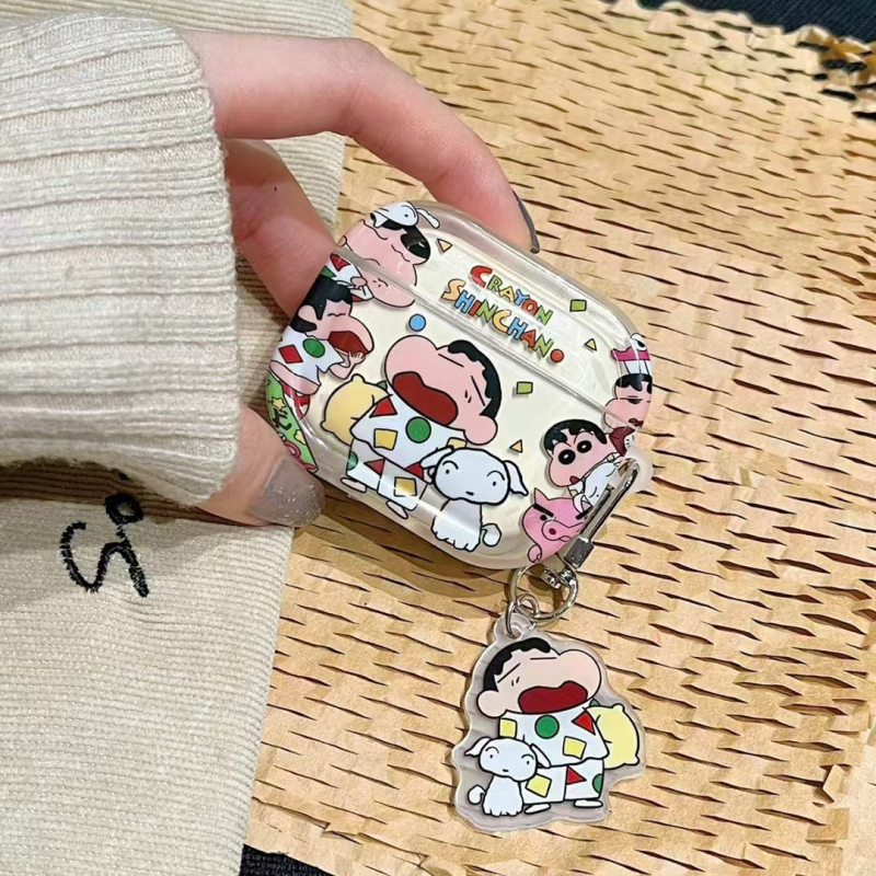 Ochranný kryt pre Apple AirPods Pro 2. generáciu a AirPods 4. generáciu – dizajn s kresleným motívom ceruzkou, TPU materiál, otlačok, prispôsobiteľný