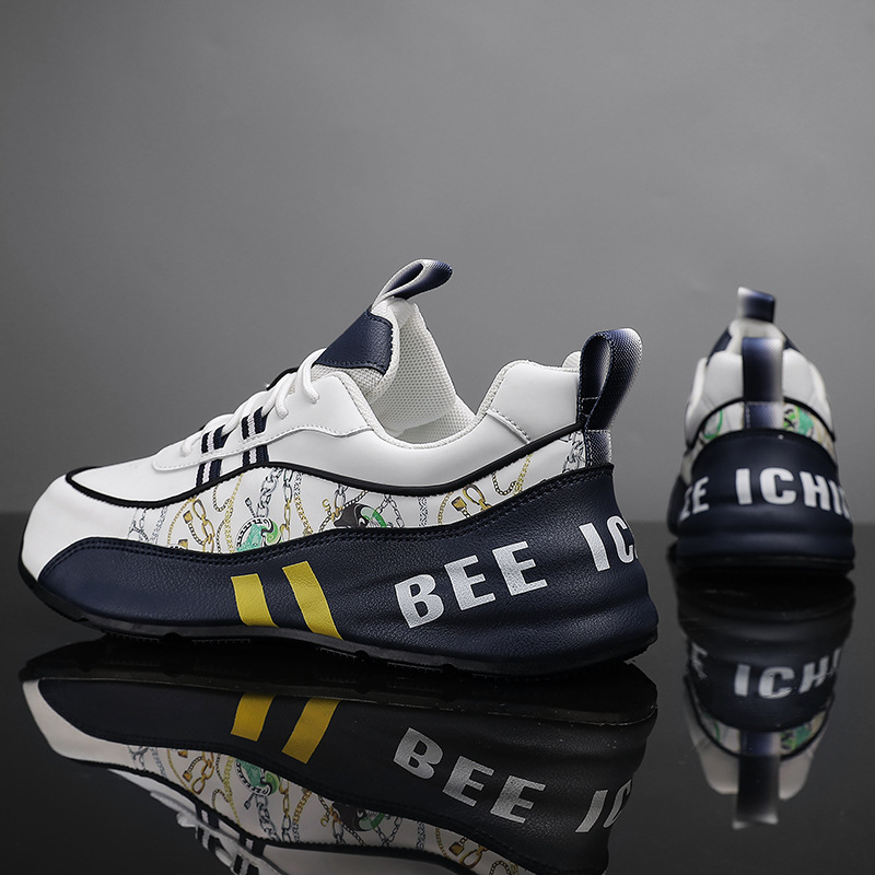 Platformcipő, Színblokkal, Felsőrész mikroszálas bőr, Kerek orr, Rejtett sarok 3-5 cm