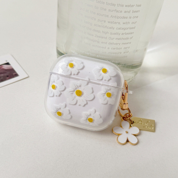 Ochranný obal na AirPods pre AirPods 1/2 a AirPods 4, TPU, prívesok, otlačok, prispôsobiteľný