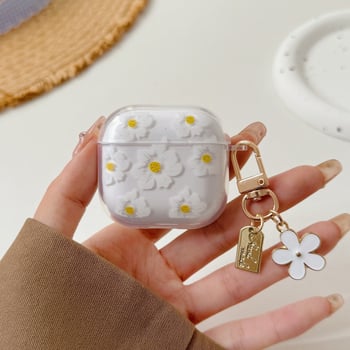 Ochranný obal na AirPods pre AirPods 1/2 a AirPods 4, TPU, prívesok, otlačok, prispôsobiteľný