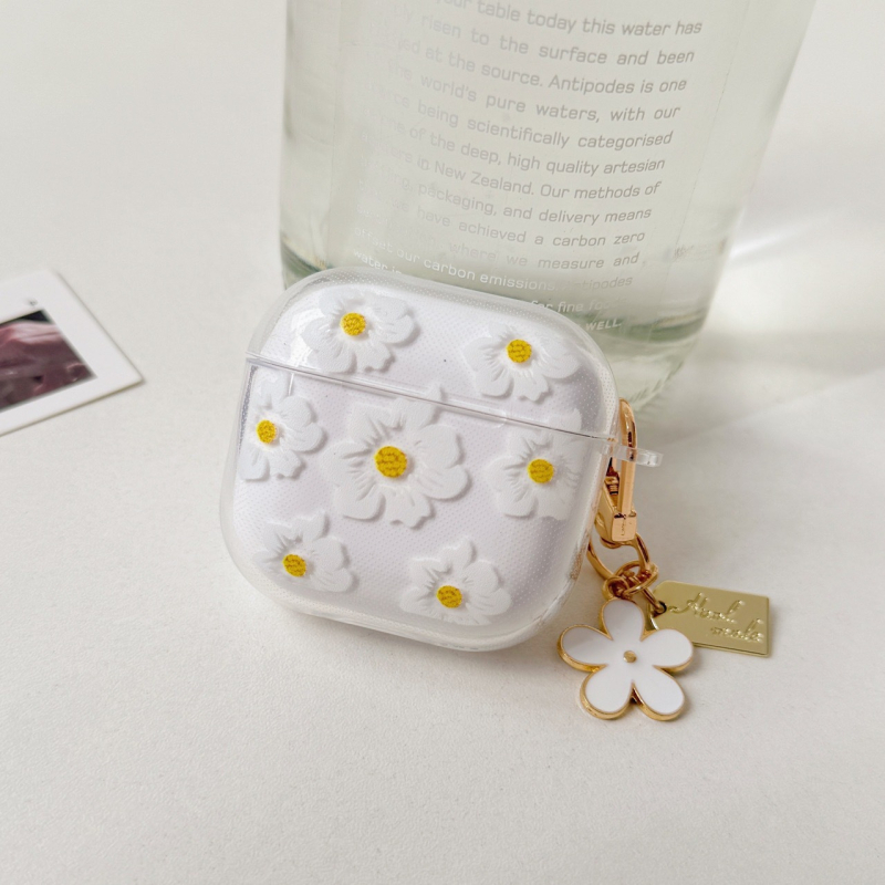 Ochranný obal na AirPods pre AirPods 1/2 a AirPods 4, TPU, prívesok, otlačok, prispôsobiteľný