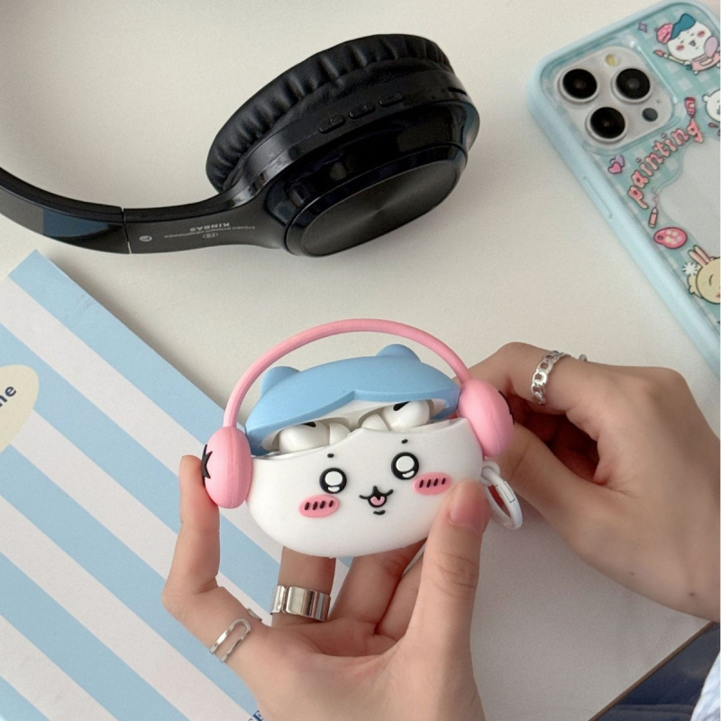 Kreslené silikonové puzdro pre AirPods Pro – injekčné lisovanie, kompatibilné s generáciami 2/3/4