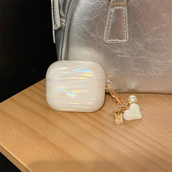 Husă AirPods Pro cu model inimă, TPU moale, stil desen animat, pentru AirPods Pro 3-a generație și Pro 2-a generație, personalizare disponibilă