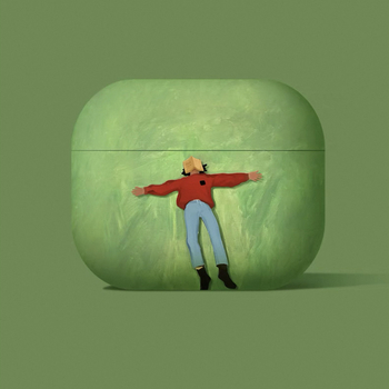 Husă AirPods 4, silikon, finisaj mat, design în relief, stil desene animate, compatibil cu Apple