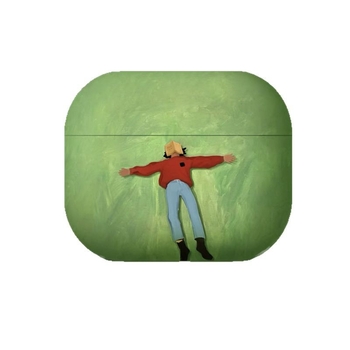 Husă AirPods 4, silikon, finisaj mat, design în relief, stil desene animate, compatibil cu Apple