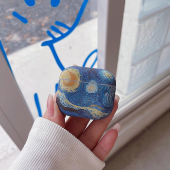 Kryt AirPods Pro 2 – TPU, reliéfny vzor, multifunkčný, univerzálny, odolný voči škrábaniu, plné pokrytie