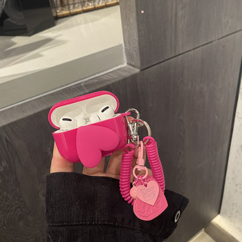 TPU puzdro pre AirPods 2. generácie, reliéfna štruktúra, polopriesvitné, prenosné