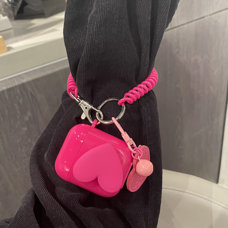 TPU puzdro pre AirPods 2. generácie, reliéfna štruktúra, polopriesvitné, prenosné