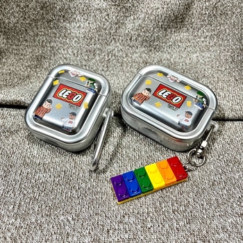 Ochranný obal pre AirPods 4/3 a AirPods Pro 2 — TPU, ručne vyrobený; prenášateľný štýl; prispôsobiteľný; polopriesvitný karikatúrny dizajn